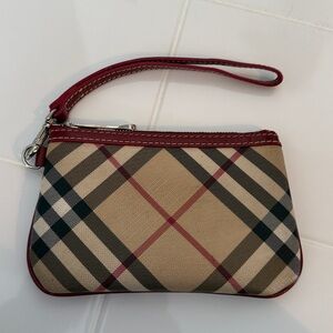 Burberry Wristlet 6” x 4” Made In Italy